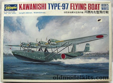 Hasegawa 1/72 H6K5 Mavis Flying Boat, JS26-1000 plastic model kit